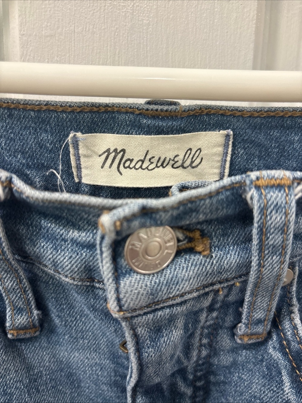 Madewell Women’s High-Rise Bootcut Jeans Medium Wash Size 24 Stretch Denim EUC - Picture 4 of 10